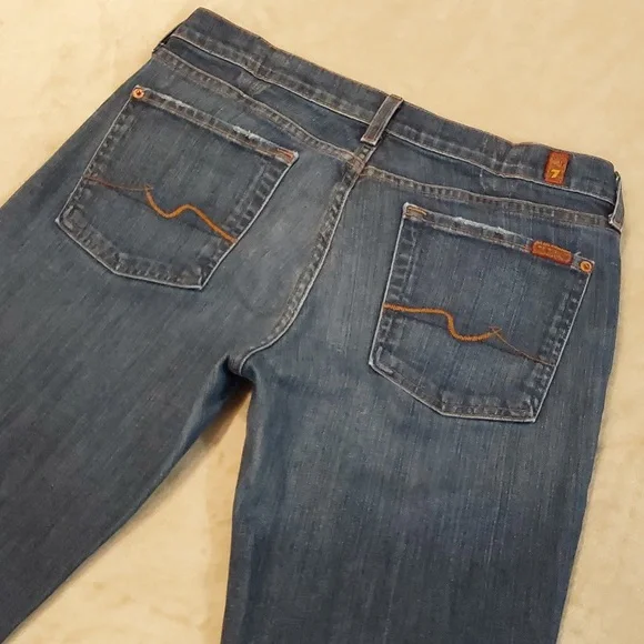 7 Of All Mankind Bootcut Womens Size 31 - Picture 13 of 14